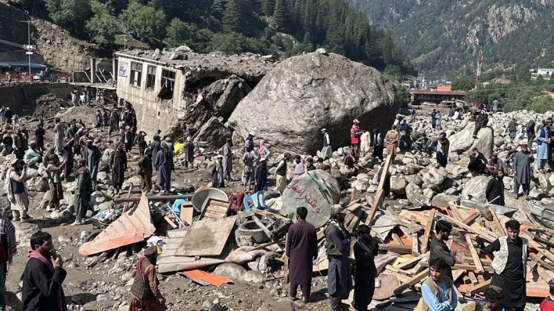 FOTO: Banjir Bandang Terjang Afghanistan Tewaskan Puluhan Orang