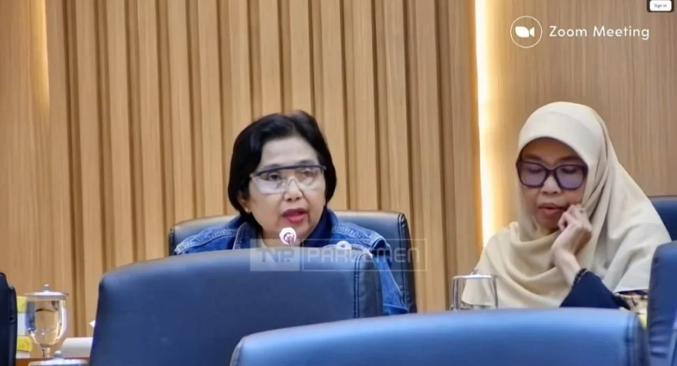 Anggota Komisi IX DPR RI dari Fraksi NasDem, Irma Suryani Chaniago, dalam rapat kerja Komisi IX DPR RI bersama Menteri Perlindungan Pekerja Migran Indonesia di Kompleks Parlemen, Senayan, Jakarta, Jumat (17/7/2026) [Ist]