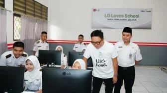 LG Perkuat Pembelajaran Berbasis Teknologi di SMK, Kelas Multimedia Berstandar Industri Hadir