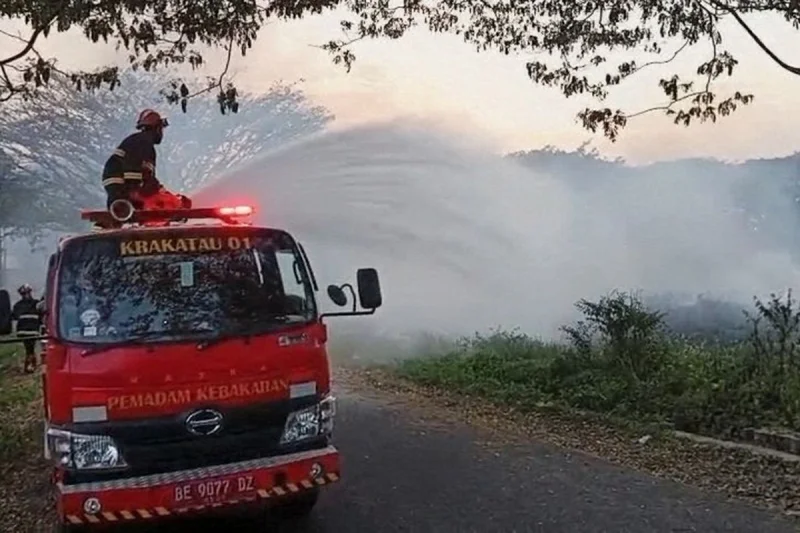 Saat Kemarau Datang, Lampung Selatan Dikepung Dua Ancaman: Kebakaran dan Krisis Air Bersih
