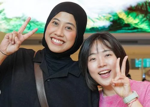 Megawati Hangestri tiba di Korsel, siap perkuat Hyundai Hillstate. (Foto: hdecvolleyballteam)