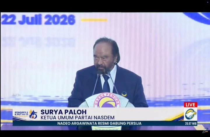 Hadiri Penutupan Kongres GP NasDem, Surya Paloh: Ini Suatu Kebanggaan Bagi Saya