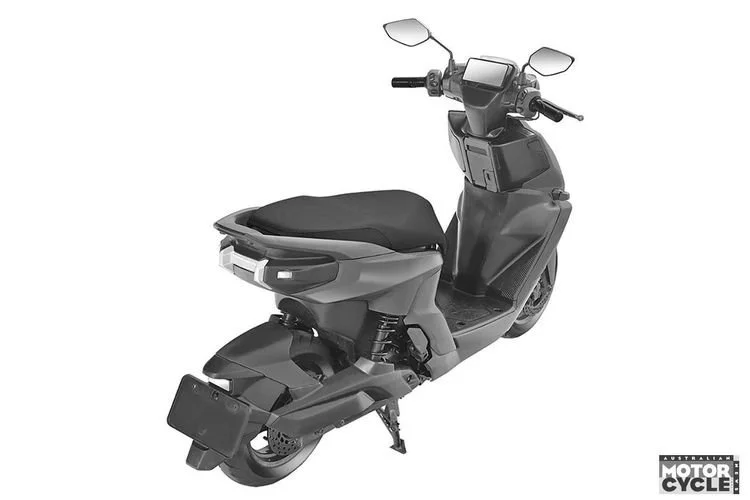 Gambar paten motor listrik Yamaha terbaru