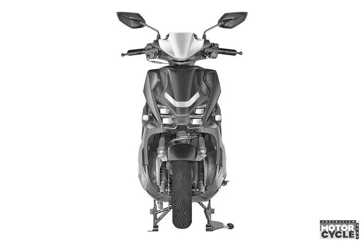 Gambar paten motor listrik Yamaha terbaru