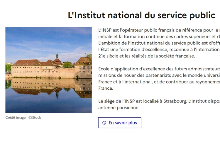 Institut National du Service Public (INSP) yang menjadi cikal bakal pembentukan Universitas Republik Indonesia.
