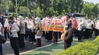 Keluh Kesah PPPK Paruh Waktu Dinkes DKI di Balai Kota: Janji Setara ASN, Realita Jauh dari Kata