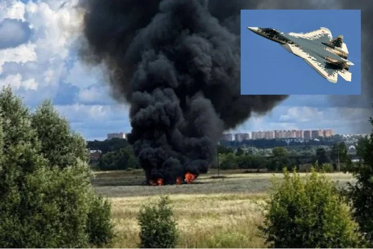Jet Tempur Siluman Su-57 Rusia Seharga Rp2 Triliun Jatuh, Bukan akibat Ditembak Ukraina