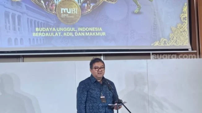 Direktur Departemen Komunikasi Bank Indonesia, Sani Eka Duta di Museum Bank Indonesia dikutip Jumat (24/7/2026). [Suara.com/Rina]