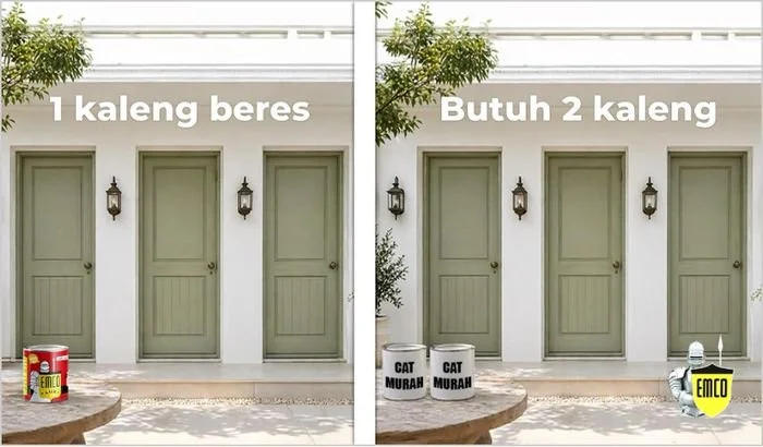 Tips mengecat ulang rumah secara lebih hemat dengan memilih cat, primer, dan pengencer yang tepat.