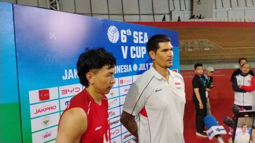 Pelatih Timnas Voli Putra Indonesia, Reidel Toiran. (Foto: Cikal Bintang/Okezone)
