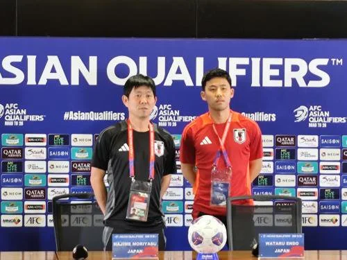 pelatih timnas jepang, Hajime Moriyasu. Cikal Bintang/MPI