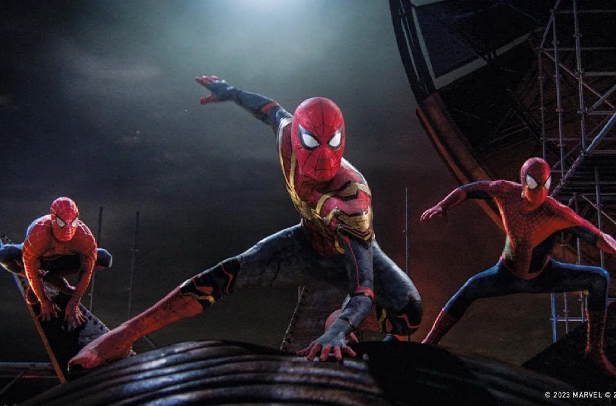 tiga Spider-Man dari jagat sinematik Marvel 