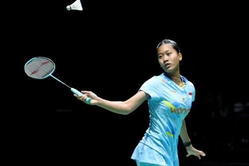Putri KW bermain di Malaysia Open 2025 (Foto: PBSI)