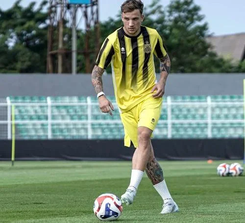 Penyerang baru Bhayangkara FC Milan Ristovski (Instagram/@bhayangkarafc)