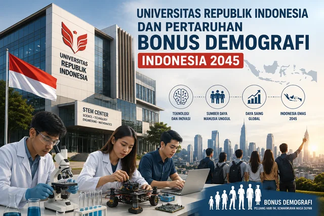 Universitas Republik Indonesia dan Pertaruhan Bonus Demografi Indonesia 2045