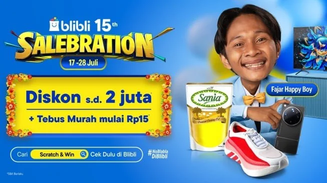Jangan lewatkan keseruan Blibli Salebration dengan diskon dan tebus murah. (Dok: Blibli)