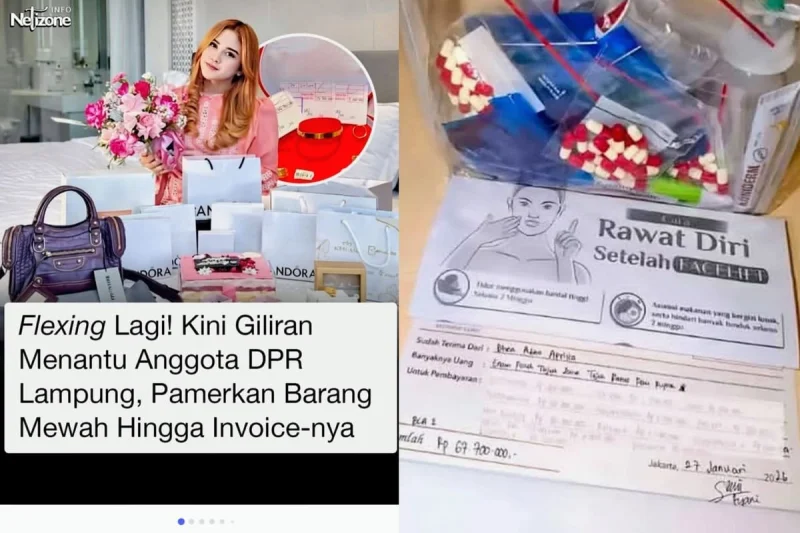 Viral Flexing Menantu Anggota DPRD Lampung Tengah, Unggahan Tas Mewah hingga Operasi Plastik Jadi Sorotan