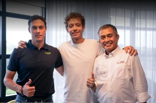 Werry Prayogi bersama Valentino Rossi MotoGP