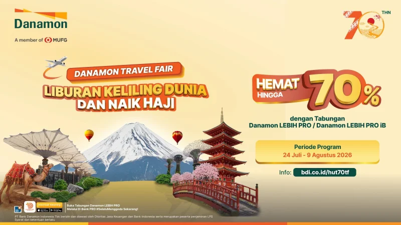 Danamon Travel Fair Hadir di 7 Kota, Tebar Berbagai Program ke Nasabah