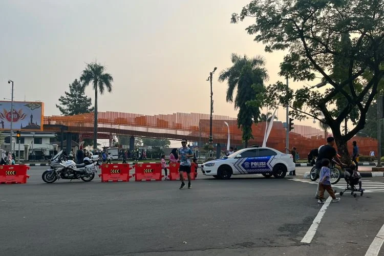 Ilustrasi car free day Bogor di Jalan Tegar Beriman