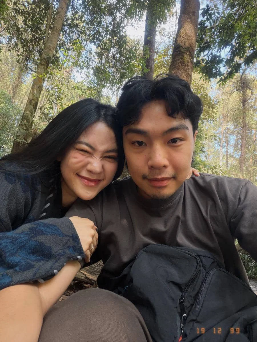 Jessica Jane dan suami liburan di Cikole