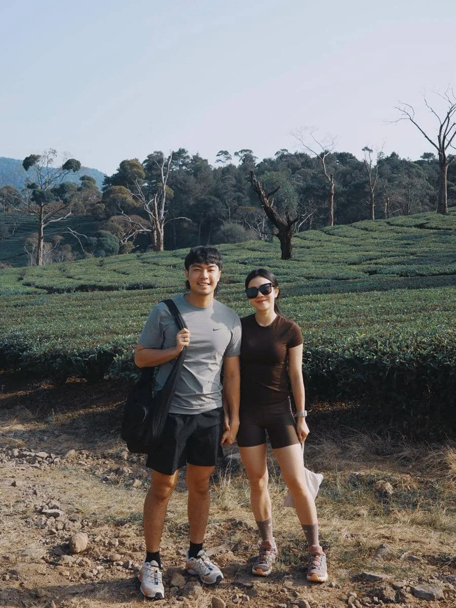 Jessica Jane dan suami liburan di Cikole