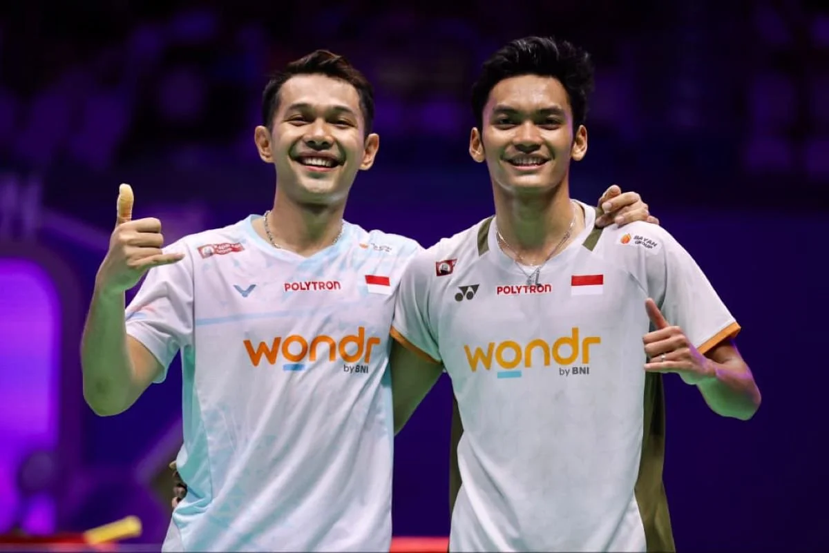 Fajar/Fikri siap tempur di final China Open 2026. (Foto: Humas PP PBSI)