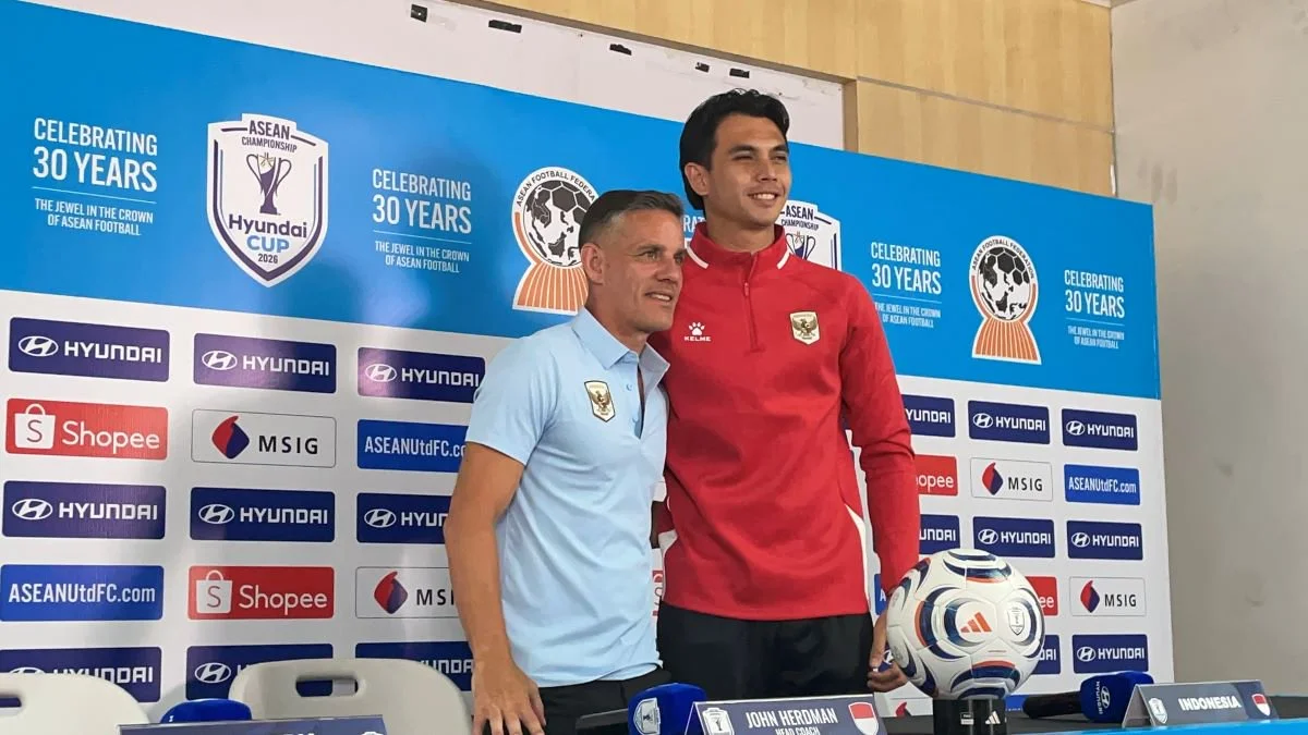 John Herdman (kiri) dan Nadeo siap bawa Timnas Indonesia berprestasi. (Foto: Niko Prayoga/Okezone)