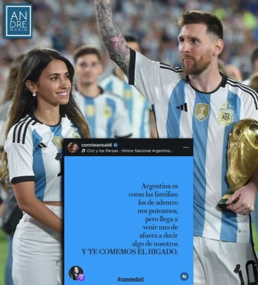 Istri Lionel Messi Pasang Badan Bela Timnas Argentina di Tengah Badai Kritik