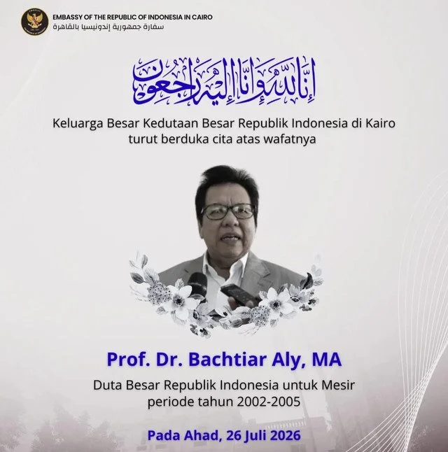 Mantan Dubes RI untuk Mesir Bachtiar Aly Berpulang