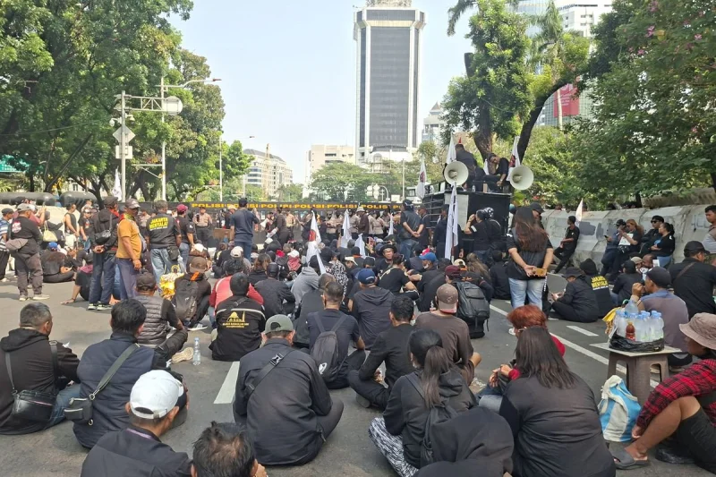 Ada Demo di Patung Kuda dan Kantor BGN Hari Ini, Waspadai Potensi Kemacetan
