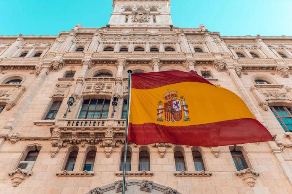 Ilustrasi bendera Spanyol