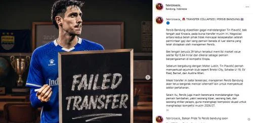 Persib Bandung dikabarkan masih membidik 3 nama di bursa transfer musim panas 2026. (Foto: Instagram/@fabrizioasia_)