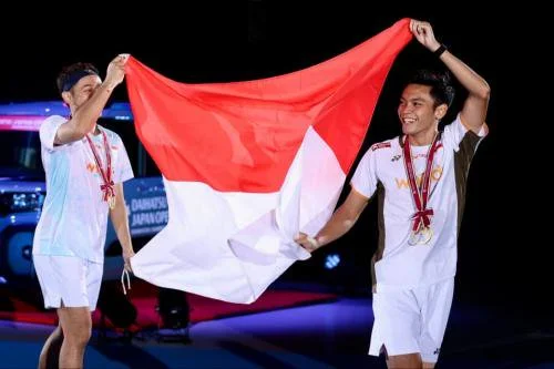 Ganda putra Indonesia Fajar Fikri juara Japan Open 2026 (Dok PBSI)