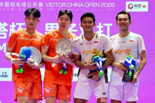 Fajar dan Fikri satu-satunya wakil Indonesia juara Super 1000 tahun ini PP PBSI