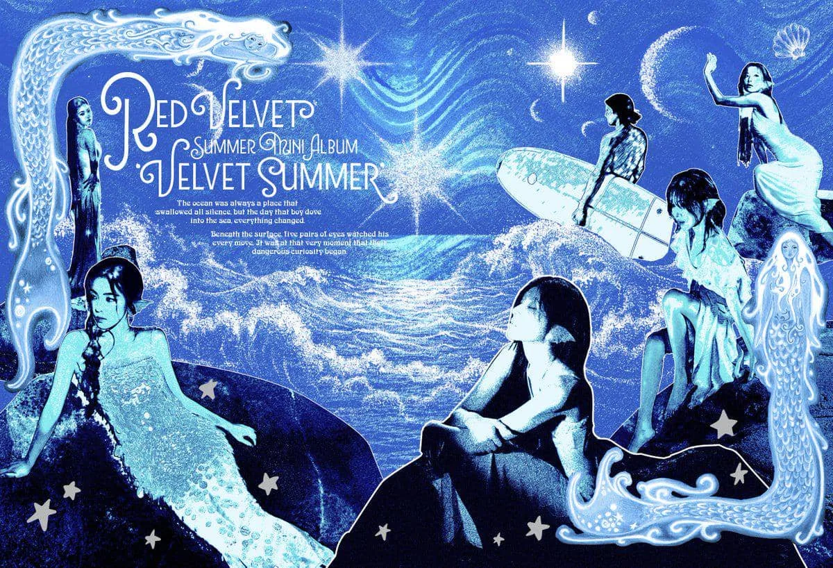 poster Red Velvet Summer Mini Album, Velvet Summer