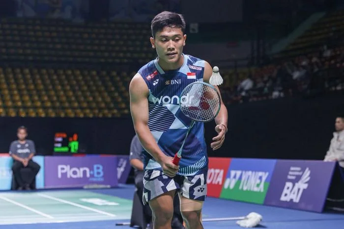 Tunggal putra Indonesia Prahdiska Bagas Shujiwo, menjadi salah satu pemain yang menang pada hari ke-2 Taipei Open 2026.
