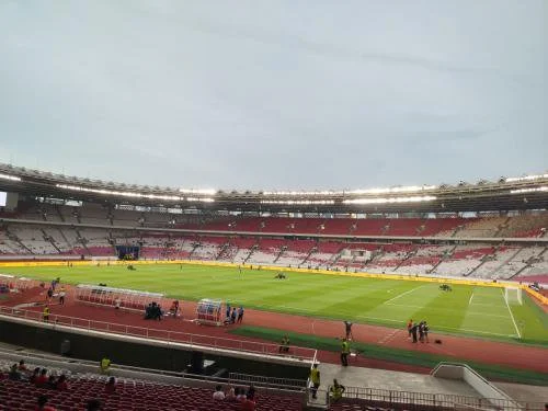 SUGBK akan gelar laga FIFA ASEAN Cup 2026. (Foto: Andika Rachmansyah/Okezone)
