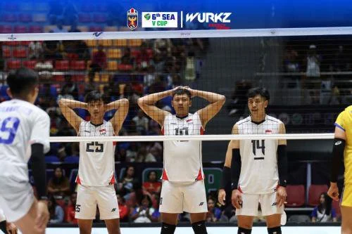 Timnas Voli Putra Indonesia. (Foto: Facebook Volleyball Federation of Cambodia/VFCC)