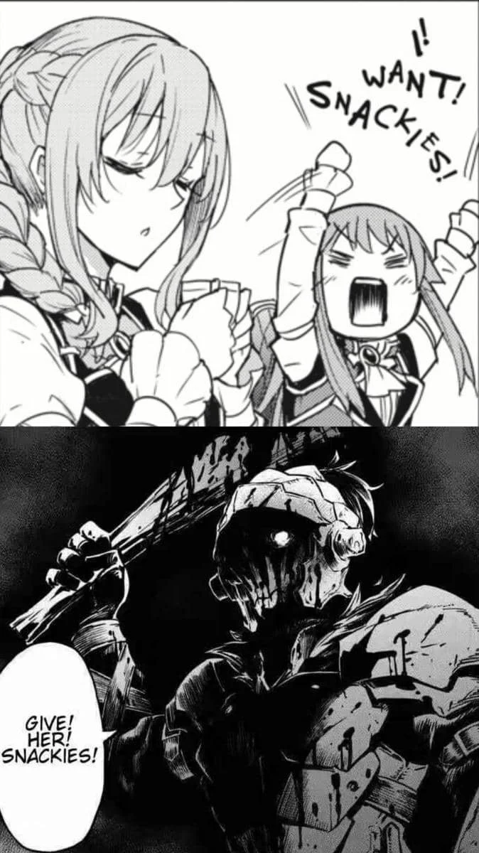 meme anime tentang camilan