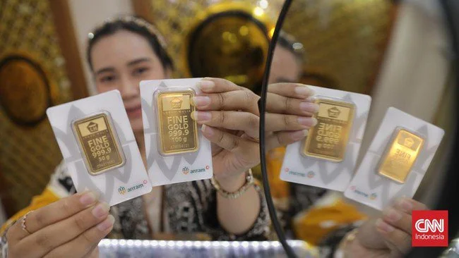 Harga Emas Antam Naik Rp15 Ribu ke Level Rp2,616 Juta Hari Ini