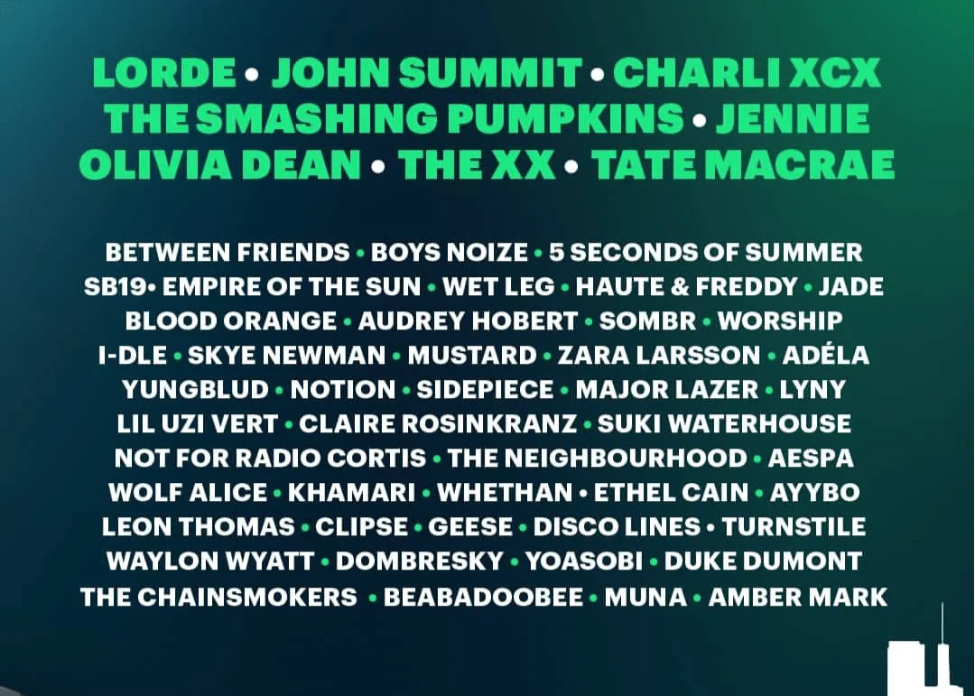 Jadwal Lollapalooza 2026