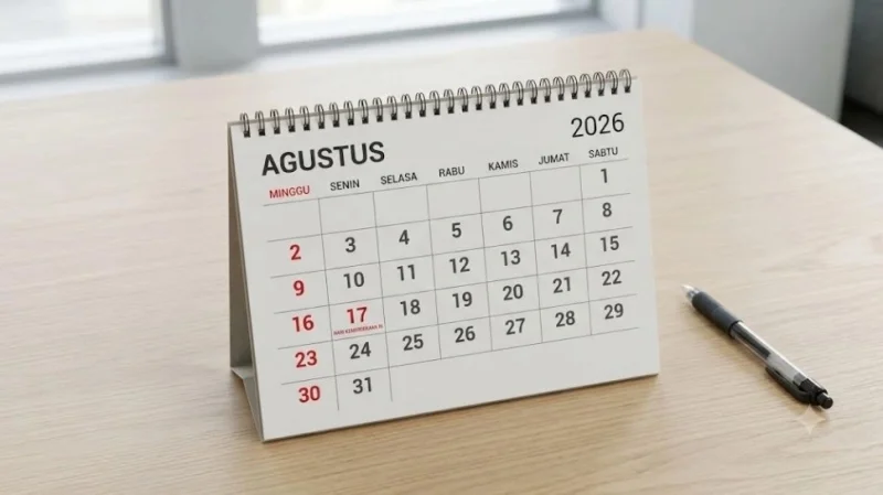 Daftar Resmi Long Weekend Agustus 2026, Catat Tanggal Libur Panjang Bulan Depan!