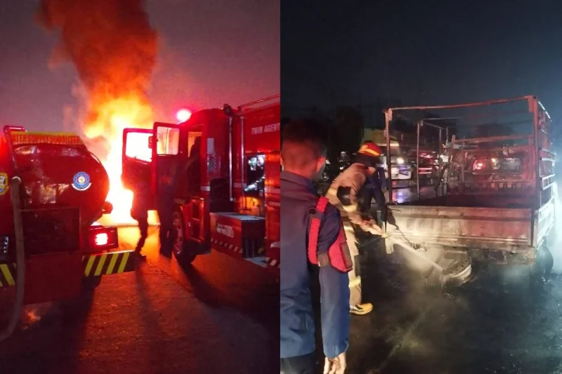 Polisi Temukan Bekas Solar di Mobil yang Terbakar di Bypass Bandar Lampung, Identitas Pemilik Masih Misterius
