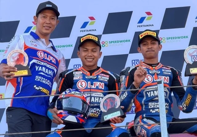 Saat ini para pembalap Yamaha menduduki posisi teratas kelas National Sport 150cc, Junior Sport 250cc U-18 dan Underbone 150cc.