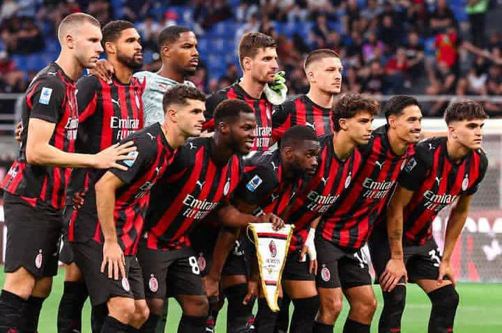 Potret Pemain AC Milan sebelum jalani laga pertandingan Liga Italia (instagram.com/acmilan)