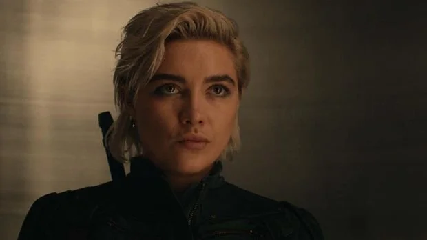 Yelena Belova (Florence Pugh) in Marvel Studios' THUNDERBOLTS*. Photo courtesy of Marvel Studios. © 2024 MARVEL.
