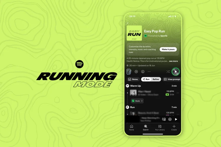 Spotify menghadirkan fitur baru bernama Running Mode yang dirancang khusus untuk pengguna yang gemar berlari sambil mendengarkan musik.

