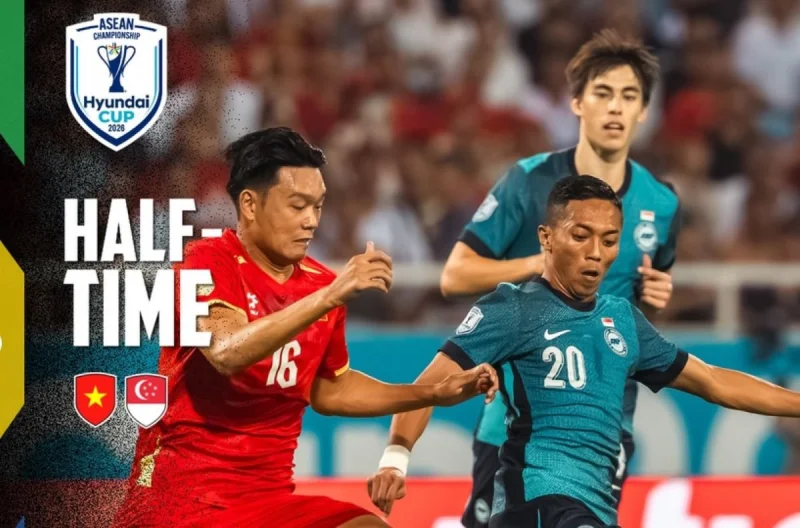 Hasil Babak Pertama Timnas Vietnam vs Singapura di Piala AFF 2026: Golden Star Warriors Frustrasi, Skor Masih 0-0
