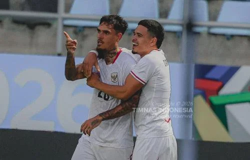 Shayne Pattynama cetak gol di laga Timnas Indonesia vs Timnas Timor Leste (Foto: X/@TimnasIndonesia)